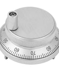 60mm Handwheel Manual Pulse Encoder With Four Terminals For CNC Control Systems 5V rotary knob, metal and plastic construction
