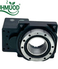 60mm Hollow Rotary Actuator High Accuracy Rotating Platform Gear Ratio 5:1, Replacement for NEMA 17 Stepper Motor, black metal casing