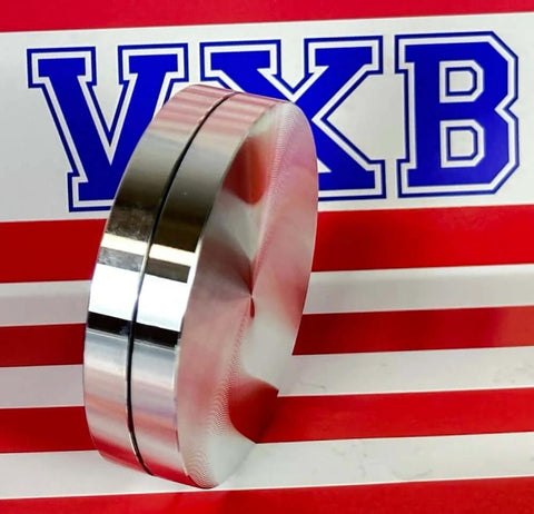 60mm Lazy Susan Aluminum Bearing for Glass Turntable on a striped background with VKB branding.