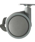 ✝️ 60mm Caster Wheel 66 Lbs - Polypropylene - Top Plate Mount designed for smooth motion and stable alignment in automation and mechanical systems, 1-pack