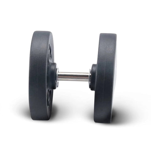 Pair of suitcase replacement wheels showing rubber construction, part of the 60mm Diameter 12mm Wide Replacement Suitcase Wheels Kit For 360 Spinner Luggage.