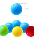 60Pcs Game Replacement Marbles Balls Compatible with Hungry Hungry Hippos, acrylic marbles 13.5mm in red, yellow, blue, green