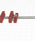 Beefy Heavy Duty Welding Fixture For PCB Circuit Boards With Aluminum Alloy Clamp, Red Finish, Adjustable Width Jig