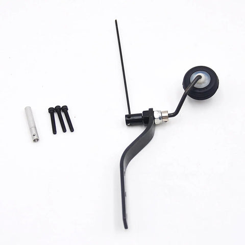 Carbon Fiber Tail Wheel Set For 20cc Gas RC Airplane With 30mm Sponge Wheel And Hardware Included