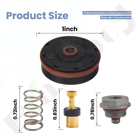 Air Compressor Regulator Repair Kit Compatible With Porter-Cable Craftsman DeWalt - Replacement D55155 D55167 D55684 23400S Regulator Kit For 919167784 And 91915216 Series Compressors, Easy Install, Durable Replacement Part