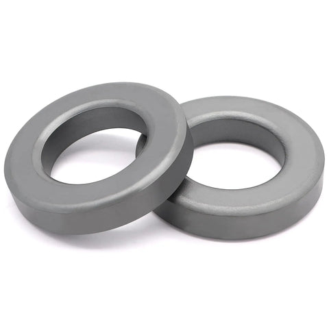 61mm Ferrite Toroid Core Pack For Ham Radio Gear, 2 Pieces, Toroidal Ring 2.40 Inch OD X 1.40 Inch ID X 0.50 Inch Thick, Great For Balun Unun