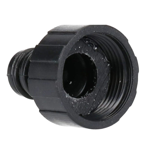 Three Quarter Inch BSP Thread Tap Adapter For Garden Hose And Pipe ABS Plastic Quick Connect Frost Resistant Black Adapter
