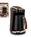 Electric Turkish Coffee Maker For Greek Style Brew 550W 250ML Single Cup Brewer With Included Cup And Spoon Perfect For Home Office