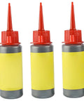 3Pcs Graphite Powder 60Ml No Dust Formula Long Lasting Lubricant For Car And Multifunctional Locks bottles with red caps