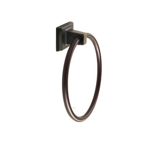 Classic Oil Rubbed Bronze Bathroom Accessories Set 4 Piece Wall Mounted Hardware Include Towel Ring Metal Construction