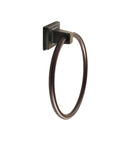 Built Tough Oil Rubbed Bronze Bathroom Hardware Set Wall Mounted Five Piece Kit with towel ring