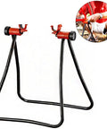 Foldable Bike Repair Stand For Home Garage Use Aluminum Portable Height Adjustable Floor Stand For Indoor And Outdoor Use Fits Most Bikes Easy Setup And Maintenance