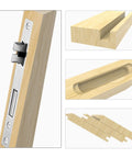 Rock Solid Wood Trimmer Router Base And 2 In 1 Compact Palm Router Base with precision slotting bracket detail and aluminum alloy finish.