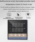 GFJYKDL Bottle Cap Heat Shrink Film Machine With Temperature Control Shrink Sealer digital display showing real-time controls.