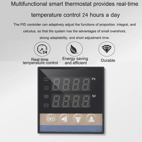 GFJYKDL Bottle Cap Heat Shrink Film Machine With Temperature Control Shrink Sealer digital display showing real-time controls.