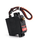Heavy Duty Digital RC Servo Steering Upgrade With Knockout 15Kg Torque And Sweet Riding 0.14Sec Response Time Smooth Ride Control For Plug And Play RC Buggies, black digital servo with wire.