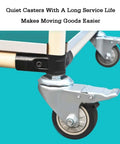 Adjustable Double Tier Wire Harness Hanging Rack With 12 Rock Solid Arms For Slick Cable Routing And A Tidy Garage Setup That Truly Gets It Done Right featuring quiet casters for easy movement.