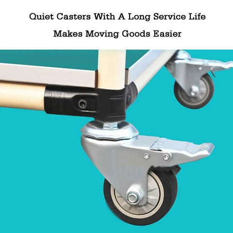 Adjustable Double Tier Wire Harness Hanging Rack With 12 Rock Solid Arms For Slick Cable Routing And A Tidy Garage Setup That Truly Gets It Done Right featuring quiet casters for easy movement.
