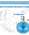 JRready P202S Crimping Insert Positioner For 20 Gall Mil Standard Contacts Perfect Match With Newas2 Actas2 Tools, showing detail of design.