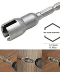 Hex Shank Socket Driver Adapter For Drills And Power Tools Heavy Duty Long Lasting Workhorse Bit Extension 12.3mm Diameter