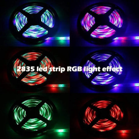 24 Key IR Remote LED Strip Light Controller Kit With Wireless Rectifier Box, DC 12V 3A Power Supply, For 2835 3528 5050 RGB Flexible Tape Lighting, Easy Install, Lit Mood Lighting For Home Or Office Decor