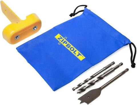 Ultimate Railbolt Drill Guide For Stair Handrails Installation Jig with Zipbolt bag and drill bits