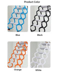 Heavy Duty Electric Attic Ladder With Remote Control Pull Down Loft Staircase in blue, black, orange, and white colors.
