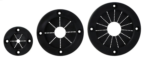 3 Inch Black Rigging Grommets Pack Of 25 Durable Rubber Center With Sturdy Plastic Outer Ring For All Rigging Jobs On Boats