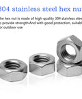 Built Tough Stainless Steel Rod End Bearings Two Pack Featuring Smooth Self Lubricating Joints Exact 1/4 Inch Bore 0.039 Pitch And Right Hand Female Threads For Heavy Duty Mechanic Tasks Hex nuts made from 304 stainless steel.