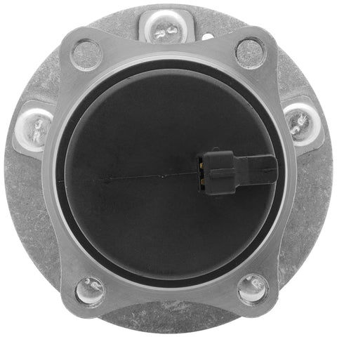 Top view of a rear wheel hub bearing assembly for FWD only fits Santa Fe 2007-2020, durable and easy install.