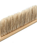 Two Pack Bee Brush With Wooden Handle For Beekeeping, Soft Horsehair Bristles, Beekeeping Tool, close-up of bristles, 14 Inch Long