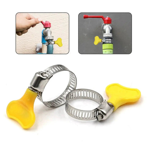 50 Pack Stainless Steel Hose Clamps Adjustable Worm Gear Assortment Kit For Secure Pipe Clamping Leak Proof Heavy Duty Clamp Set on hose fittings