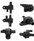 Heavy Duty Coolant Bypass Valve Replacement For Toyota Avalon Camry RAV4 Engine Cooling Flow Regulator Part 1667125010 side and front views