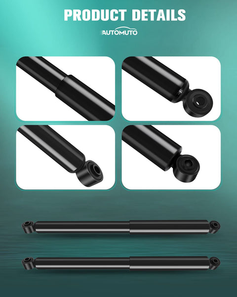 Rear Shock Absorbers For Ford F-150 2004 To 2012 And Lincoln Mark LT 2006 To 2008 Replacement Shocks Beefy Heavy Duty