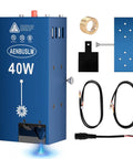 40W Laser Module With Built In Air Assist And FAC For DIY CNC Laser Cutter And Engraver 5500mW Optical Output
