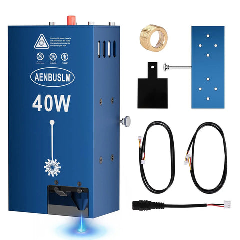 40W Laser Module With Built In Air Assist And FAC For DIY CNC Laser Cutter And Engraver 5500mW Optical Output