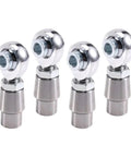 Heavy Duty Self Aligning Ball Joint Rod Ends With Left And Right Hand Threads Paired With Lock Jam Nuts for smooth pivot motion.