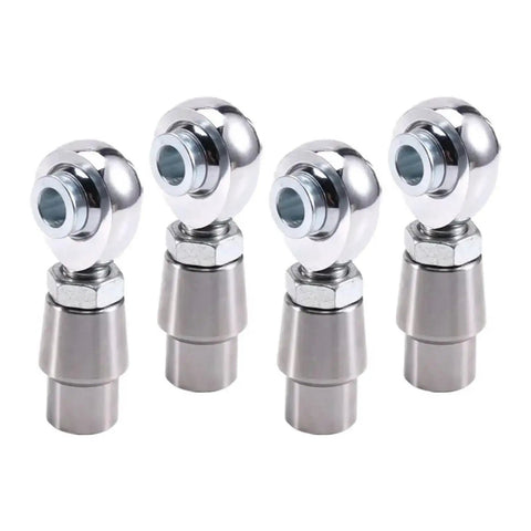 Heavy Duty Self Aligning Ball Joint Rod Ends With Left And Right Hand Threads Paired With Lock Jam Nuts for smooth pivot motion.