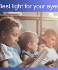 Children reading under 40W Equivalent A19 LED Bulb Soft White 2700K Non Dimmable E26 Base ETL Listed lighting in living space