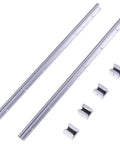 Built Tough Linear Bearing Rail Slide Shaft Kit With SBR12UU Bushings For Cnc And Diy Builds offers two steel rails and four linear bushings.