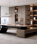 Top Tier Executive Computer Desk For Modern Home Office Workstation Featuring Rock Solid Build And Sleek Smooth Surface game changer setup with ample workspace.