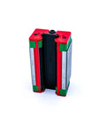 HGH25CA Linear Guideway Beefed Up For Heavy Load C With Light Preload Z0 Top Mount H Block in red and green colors