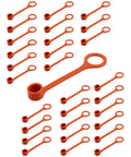 30-count Heavy Duty Rubber Blow Off Caps Kit For Kitchen Suppression Vent Hood Systems And Piranha Style Grease Cap Replacements