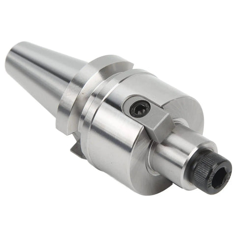 Close-up of a Face Mill Cutter Holder For CNC Lathe 40Cr Alloy Steel Tool Holder With Storage Box, metal tool shown in detail.