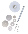 Components of 6 Blade Inside Pipe Cutter For PVC And Metal Pipes, Cuts 22mm To 50mm Smoothly, Quick Clean Results, Ergonomic Hex Shank.