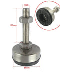 Fix That Wobbly Setup With Adjustable Furniture Leveling Feet 2 Pack Stainless Steel Threaded Legs And Grippy Rubber Base 85Mm Diameter