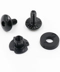 Hardcore Black Eight Thirty Two Gun Holster Screws And Rock Solid T Nuts Fastener Kit With Hex Driver For Kydex Plates And Leather Sheath No Fuss Install, black screws and T nuts set