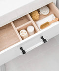 Drawer with Five Pack Acrylic Cabinet Pulls With Five Inch Hole Centers 128mm Modern Black Matte Lucite T Bar Drawer Handles