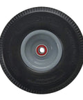 10in microcell foam wheel of Heavy Duty Aluminum Hand Truck With Vertical Loop Handle, 18x9 Extruded Nose Plate, 500 Lb Capacity