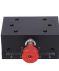 Mini Sliding Linear Stage For Woodworking Tools X Axis Travel 60x40x30mm Manual Fine Tuning Aluminum Alloy Construction